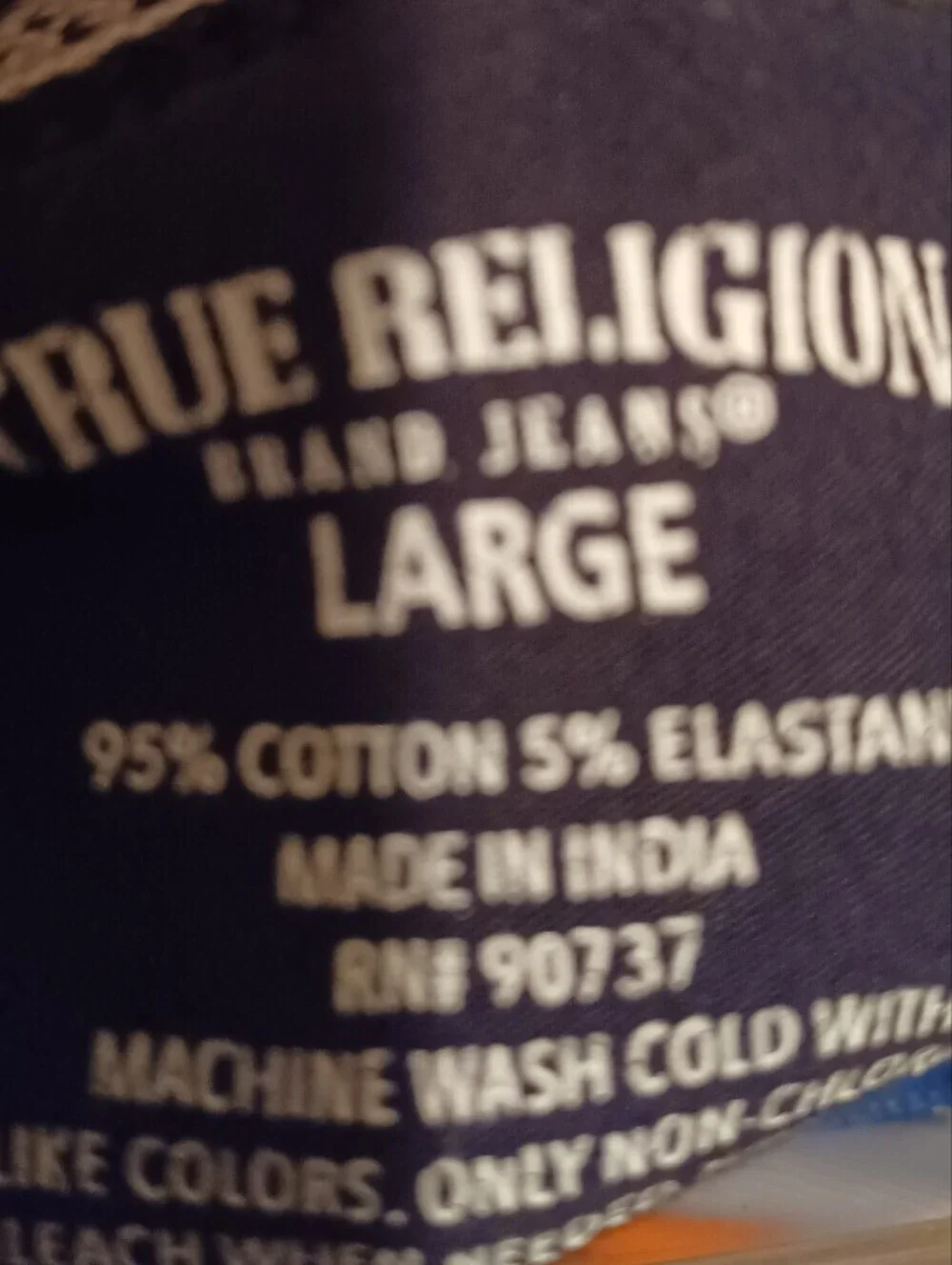 -- 3 True Religion Black Boxer Briefs with Branded Waistbands Men's Large Cotton